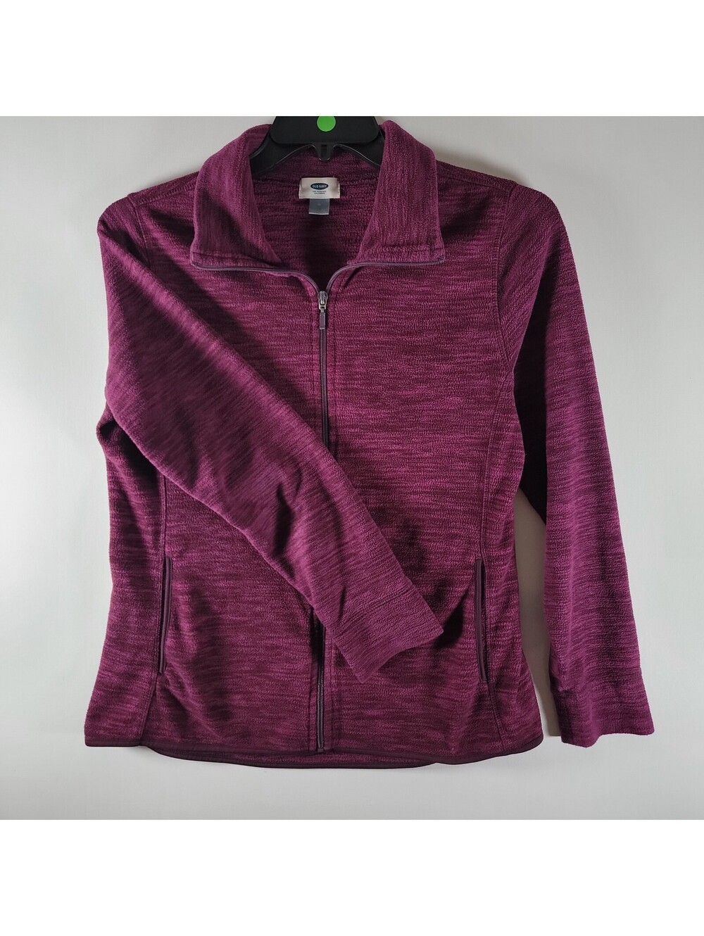 Old Navy Women's Magenta Full-Zip Fleece Jacket